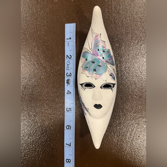 Italian Carnival Masks Vintage Venice Italy Carnevale Hand Painted - Picture 4 of 9